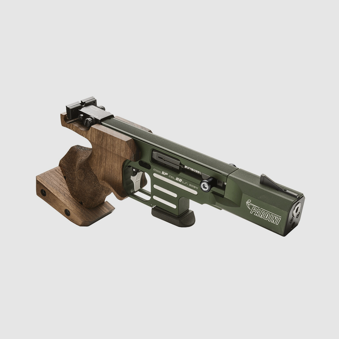 PISTOLE PARDINI MOD. SP Rapid Fire HI-TECH – KAL. 22LR GRÜN, Bild 1 von 2