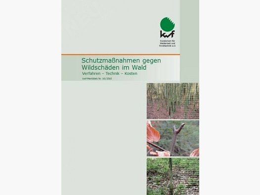KWF leaflet protective measures against wildlife damage in the forest