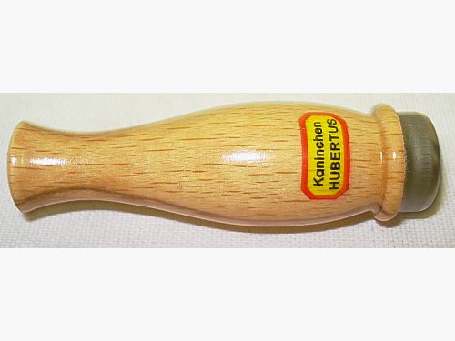 Queja de conejos y liebres - con tapa de níquel, madera