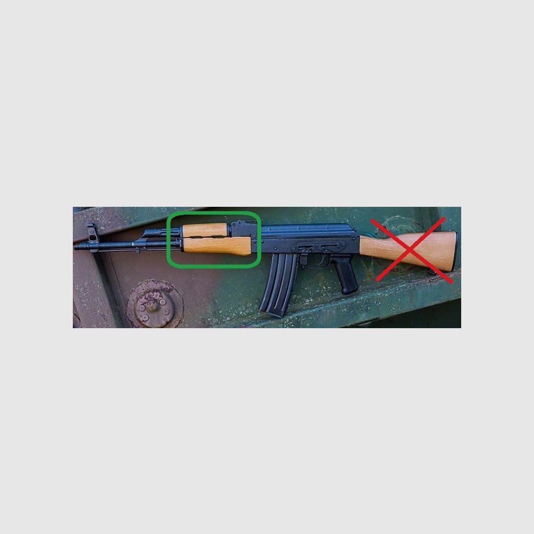 Guanti S.U.C.H.E rumeni "Sahne-Toffee" per AK di Cugir per AKM / WASR