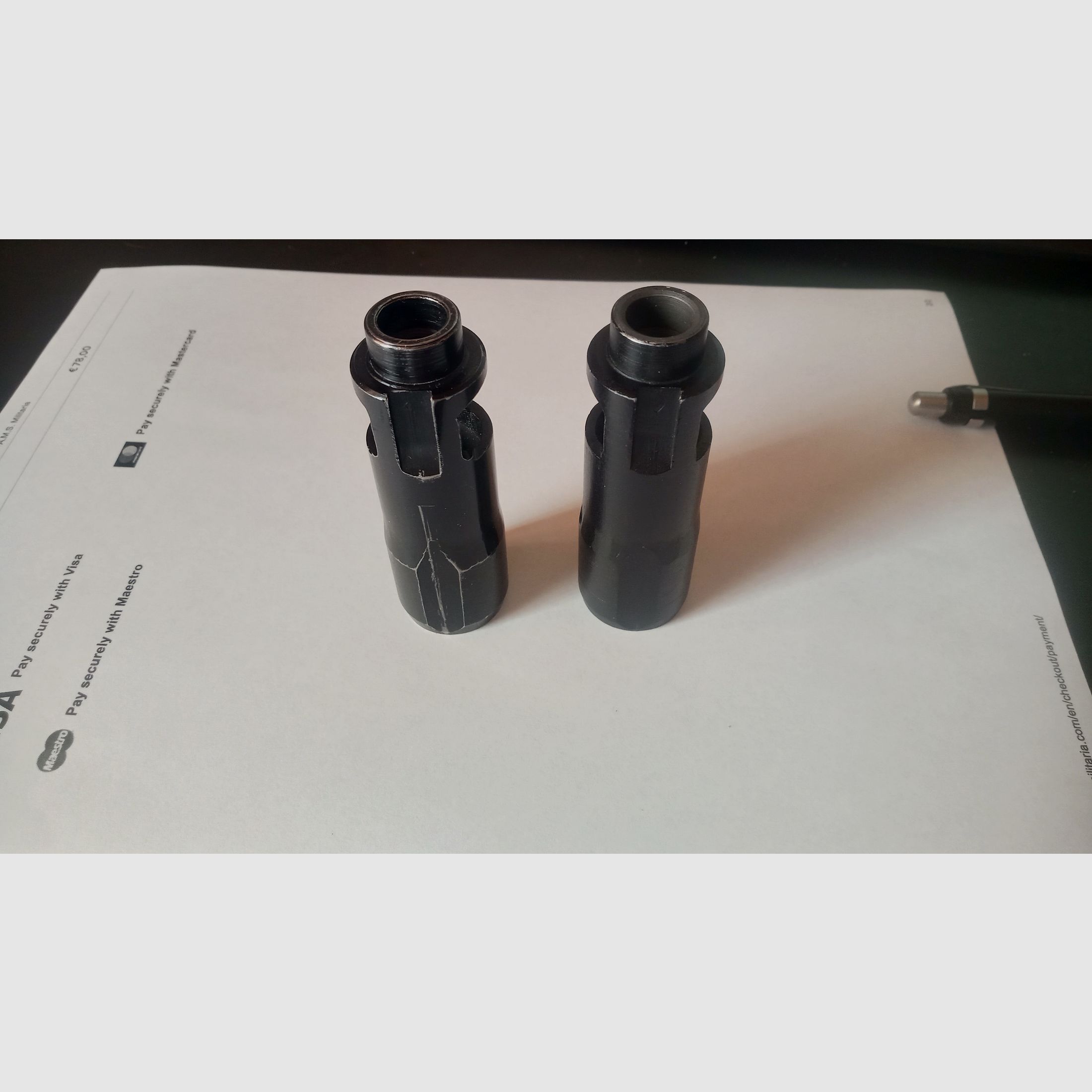 Tauchangebot: Original Izhmash AK-74 Flash Hider 7,62 y 5,45/.223 para Arsenal Flash Hider // rusa Kalashnikov 24x1,5 mm rosca derecha freno de boca supresor de fuego de boca