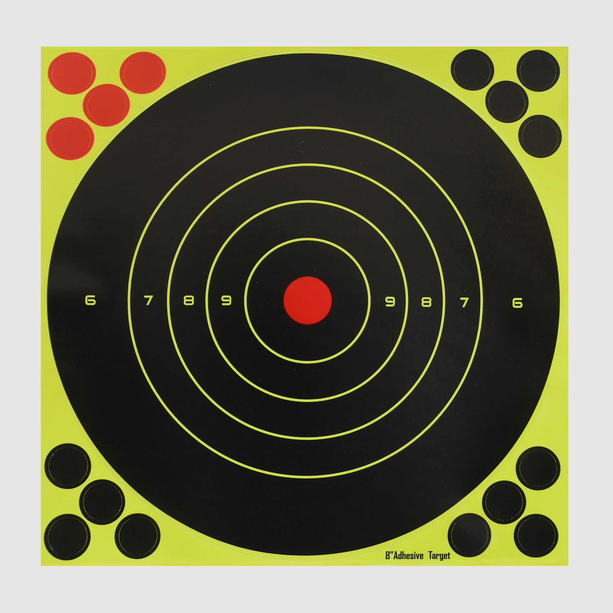 5etta bersagli splatter 20x20 cm (8x8 pollici) confezione da 10