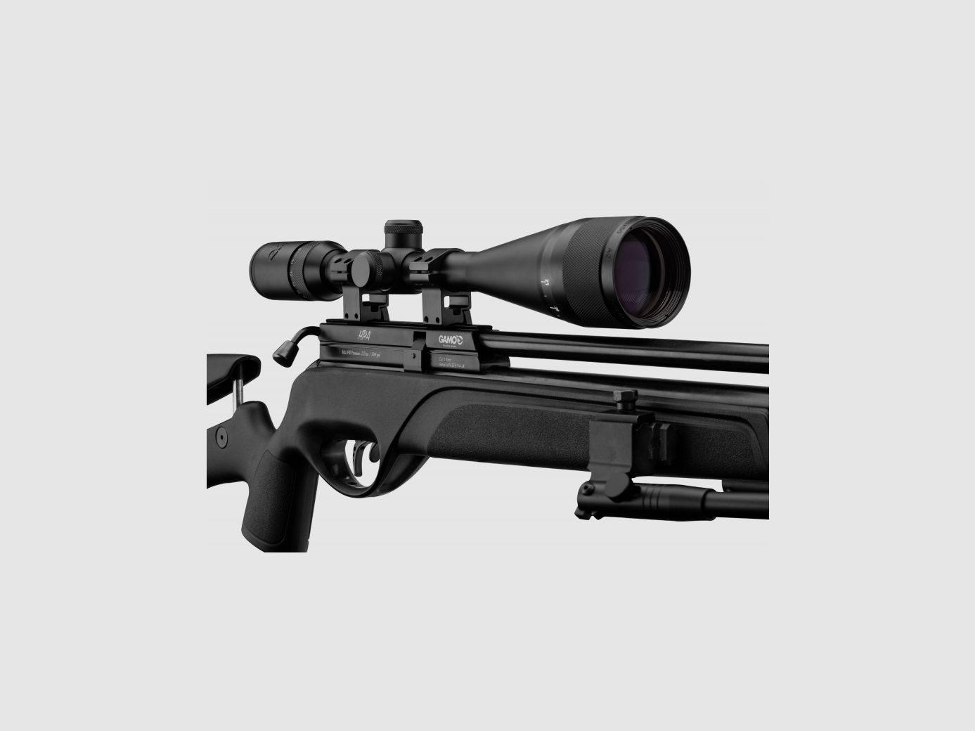 Gamo Pack HPA PCP Gewehr +6-24x50 + Pumpe + Flexibel + Schalldämpfer + Zweibein, Bild 5 von 8