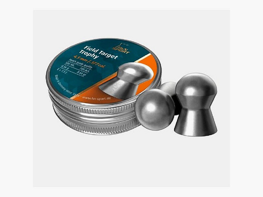 H&N Luftgewehrmunition Field Target Trophy 250 Diabolo Kal. 5,5 mm Kopfmaß 5,53  - Versandkostenfrei