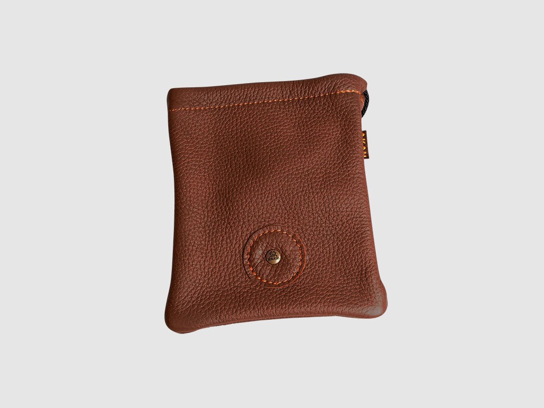 Sac à friandises pour chiens en cuir d'élan