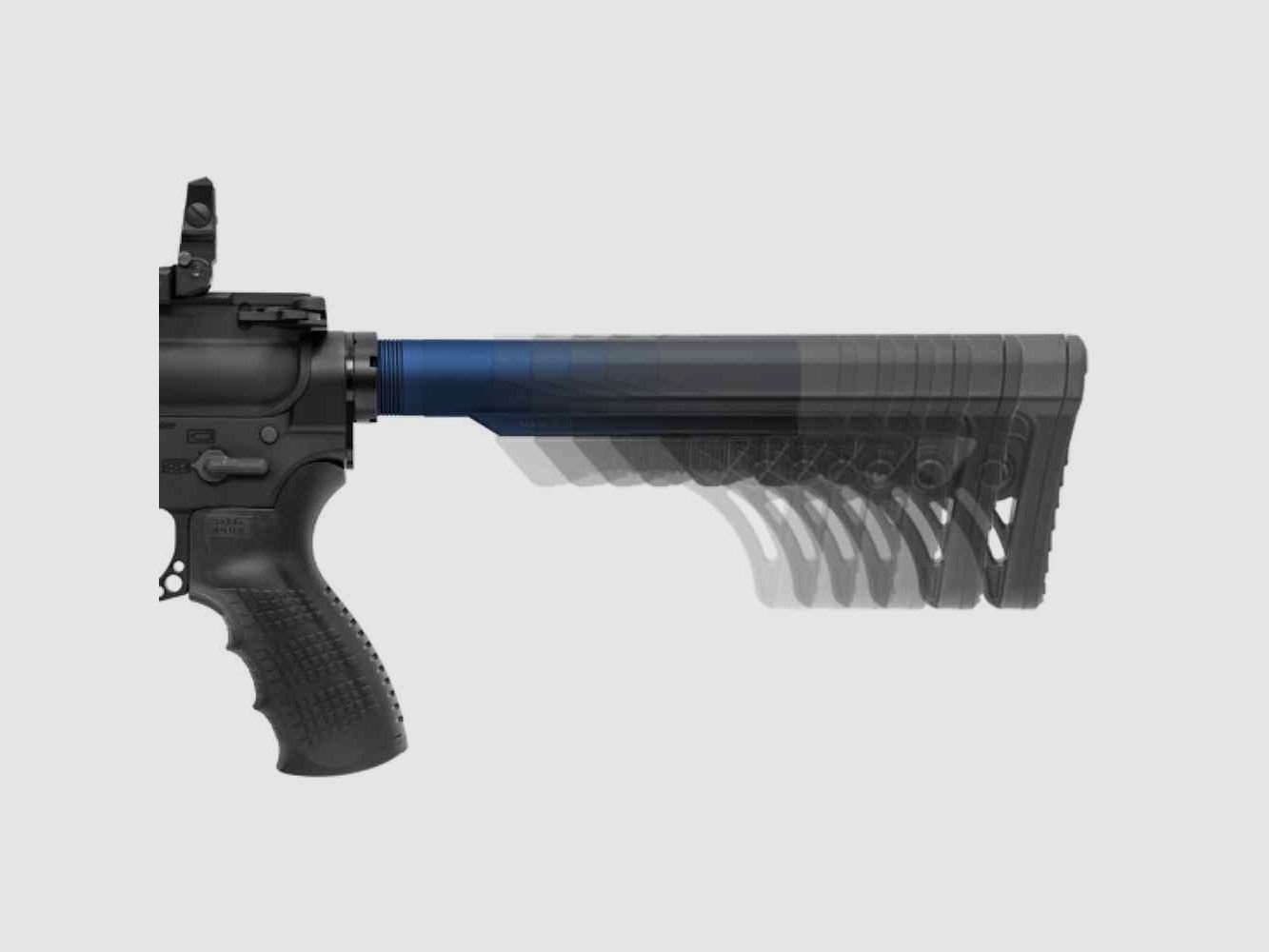 UTG PRO AR15 RECEIVER EXTENSION TUBE MIL-SPEC BLAU