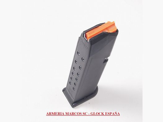 CARGADOR GLOCK 19 9X19 TEJA NARANJA 15T.