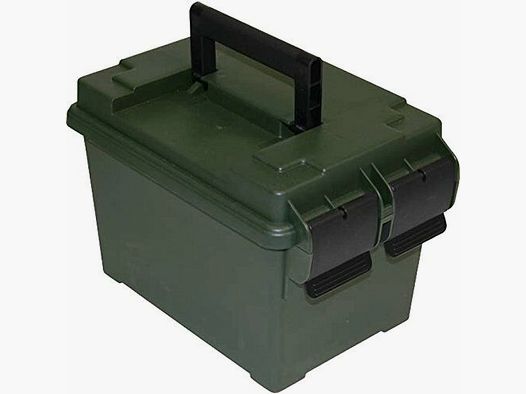 MTM Munitionsbox mit Scharnier dunkelgrün