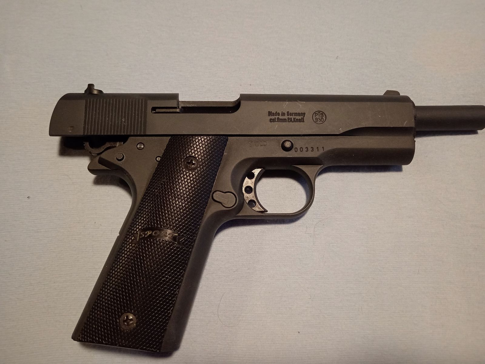 Blank firing 1911 MA