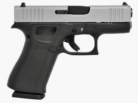 Glock Pistole 43X Silver slide – 9 mm Para