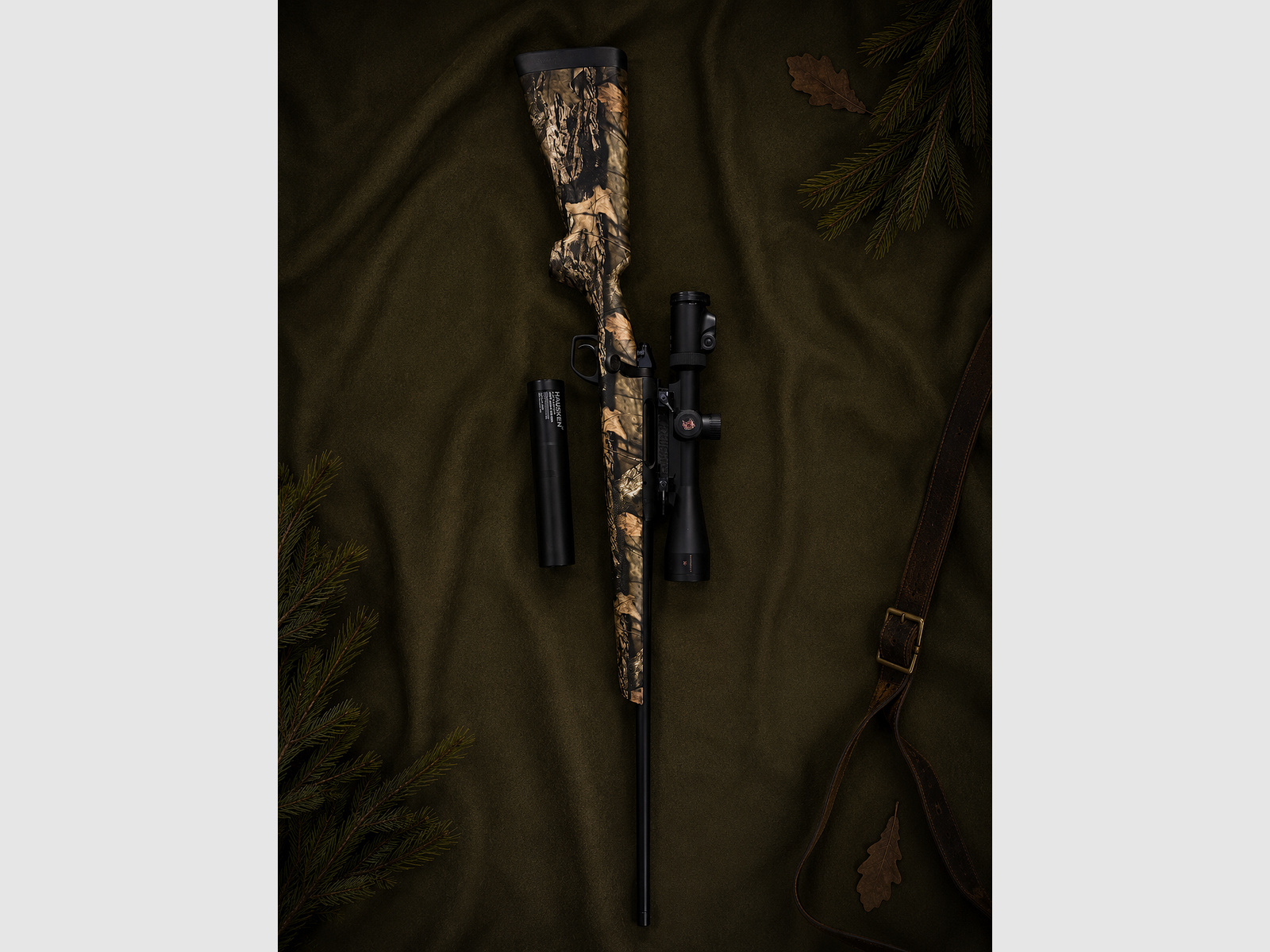 Repetierbüchse Remington mit Hausken Schalldämpfer