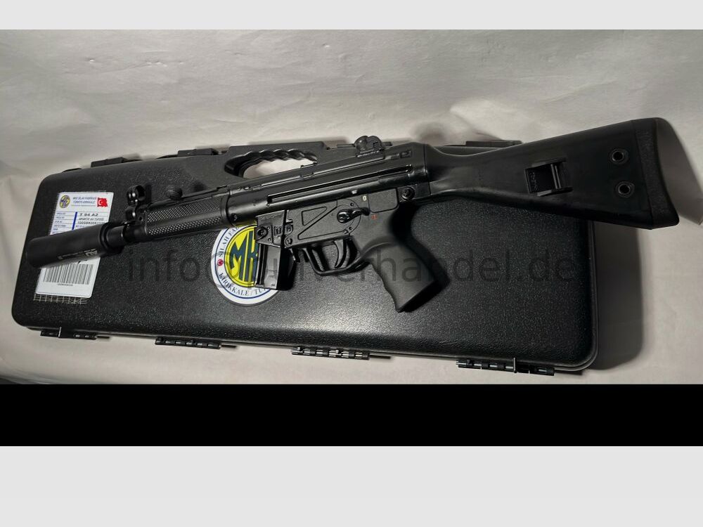 MP5 Lizenzfertigung MKE T94 A2 halbautomatische Büchse incl Koffer, Einsatz 9mmLuger