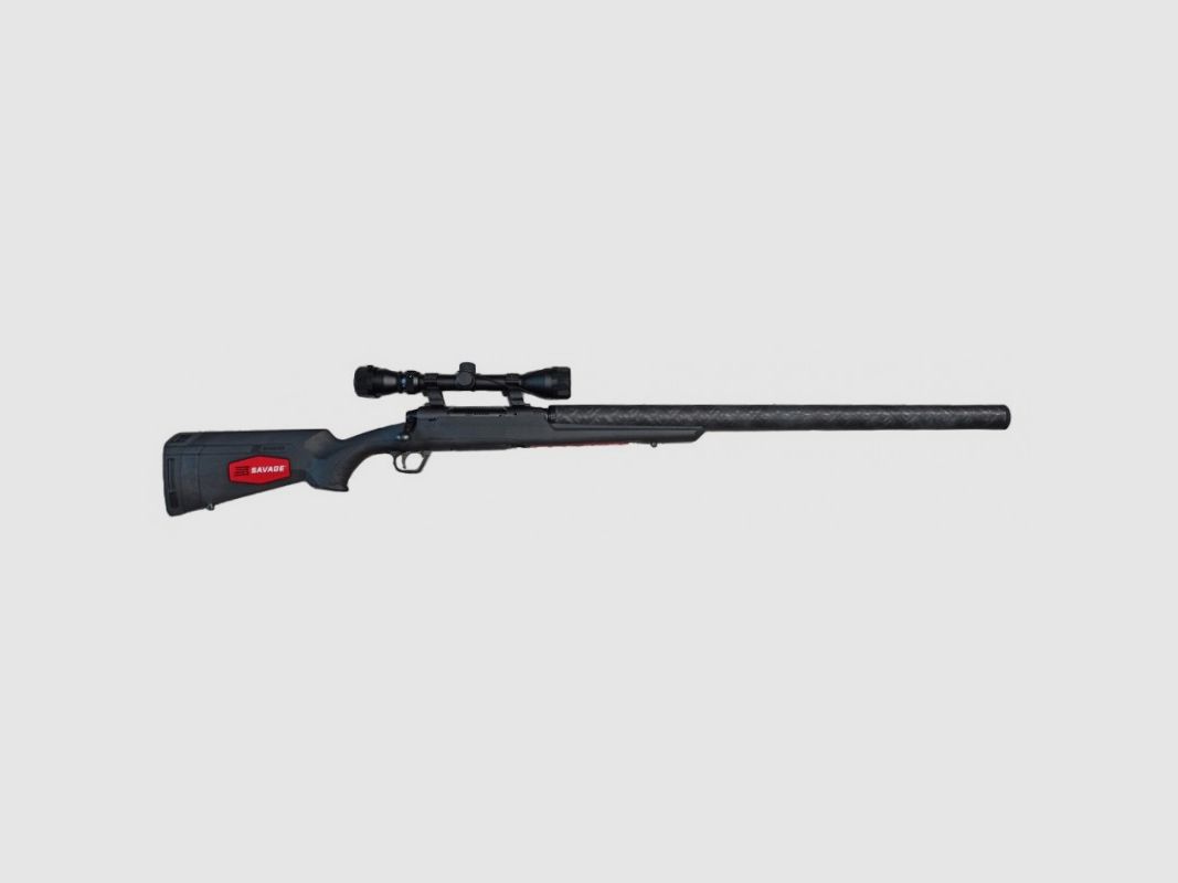 SAVAGE AXIS XP SILENCE 222 Repetiergeweer + Leupold montage