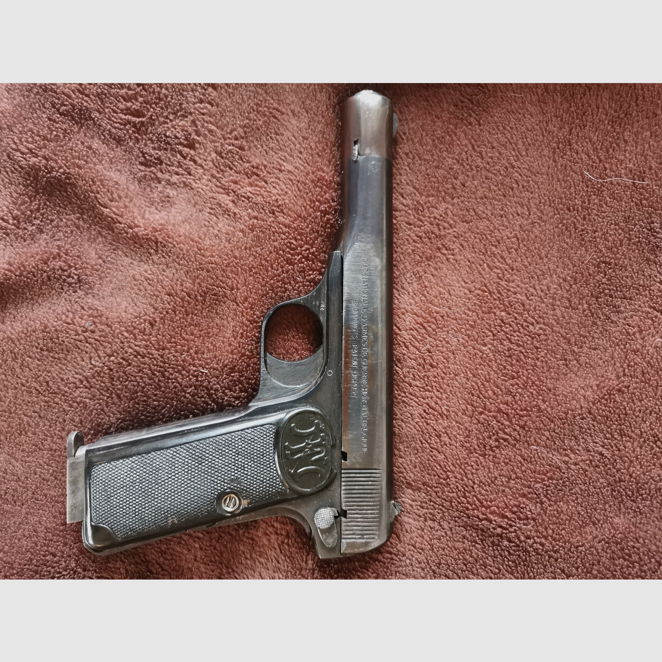 Belgische FN, Kaliber 7,65MM mit Holster