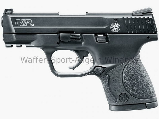 SMITH & WESSON	 M&P 9c black 12+15 schüssig 9mm P.A.K. incl. 2 Magazinen