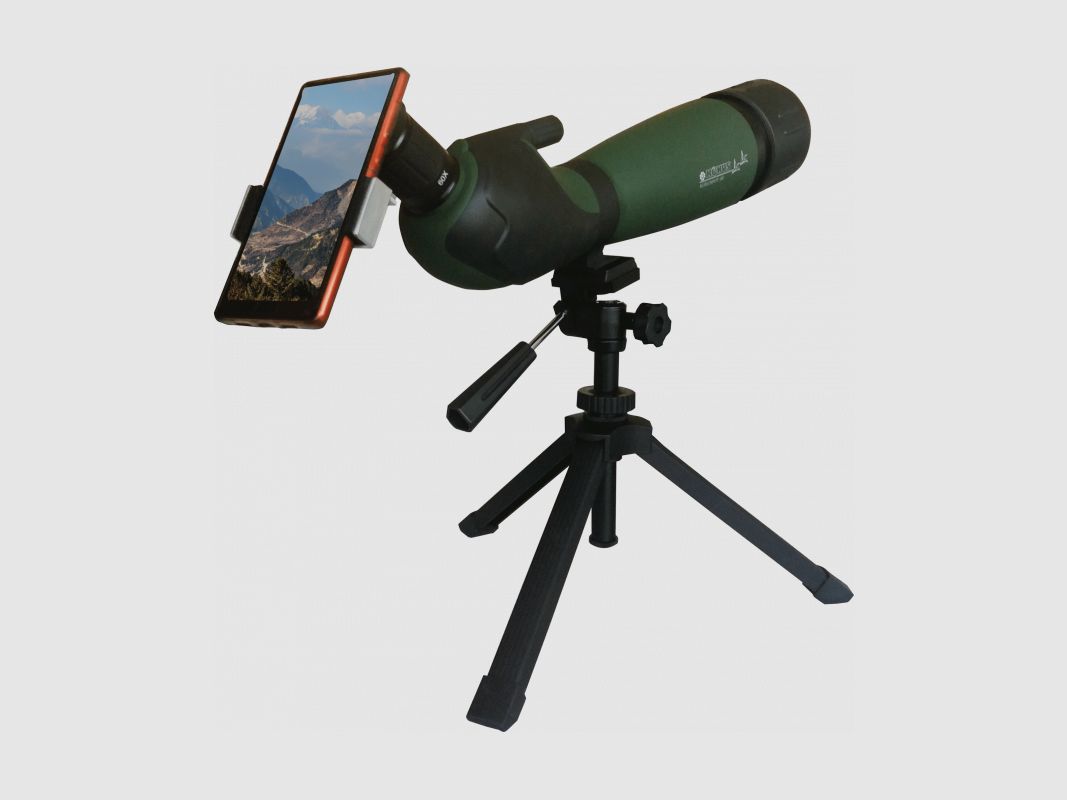 Konus Konuspot-80 20-60x80 inkl. Tischstativ, stabiler Tasche und Smartphone-Adapter
