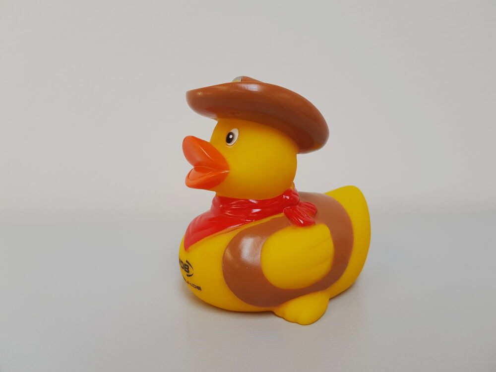 VDB Gummi-Pato - Pato de baño vaquero