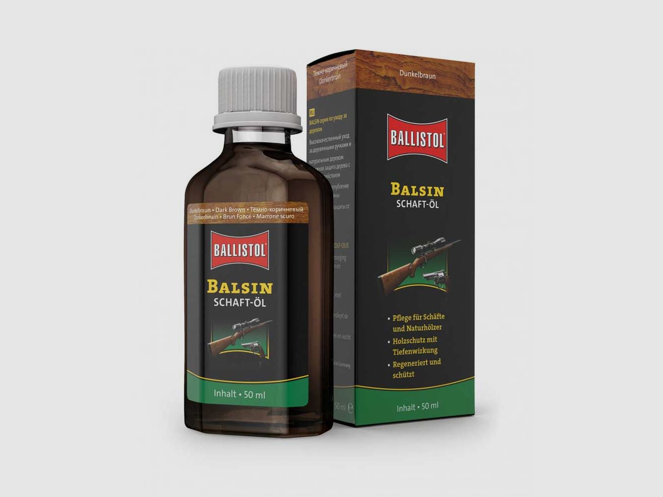 Ballistol BALSIN Schaftöl dunkelbraun - 50 ml