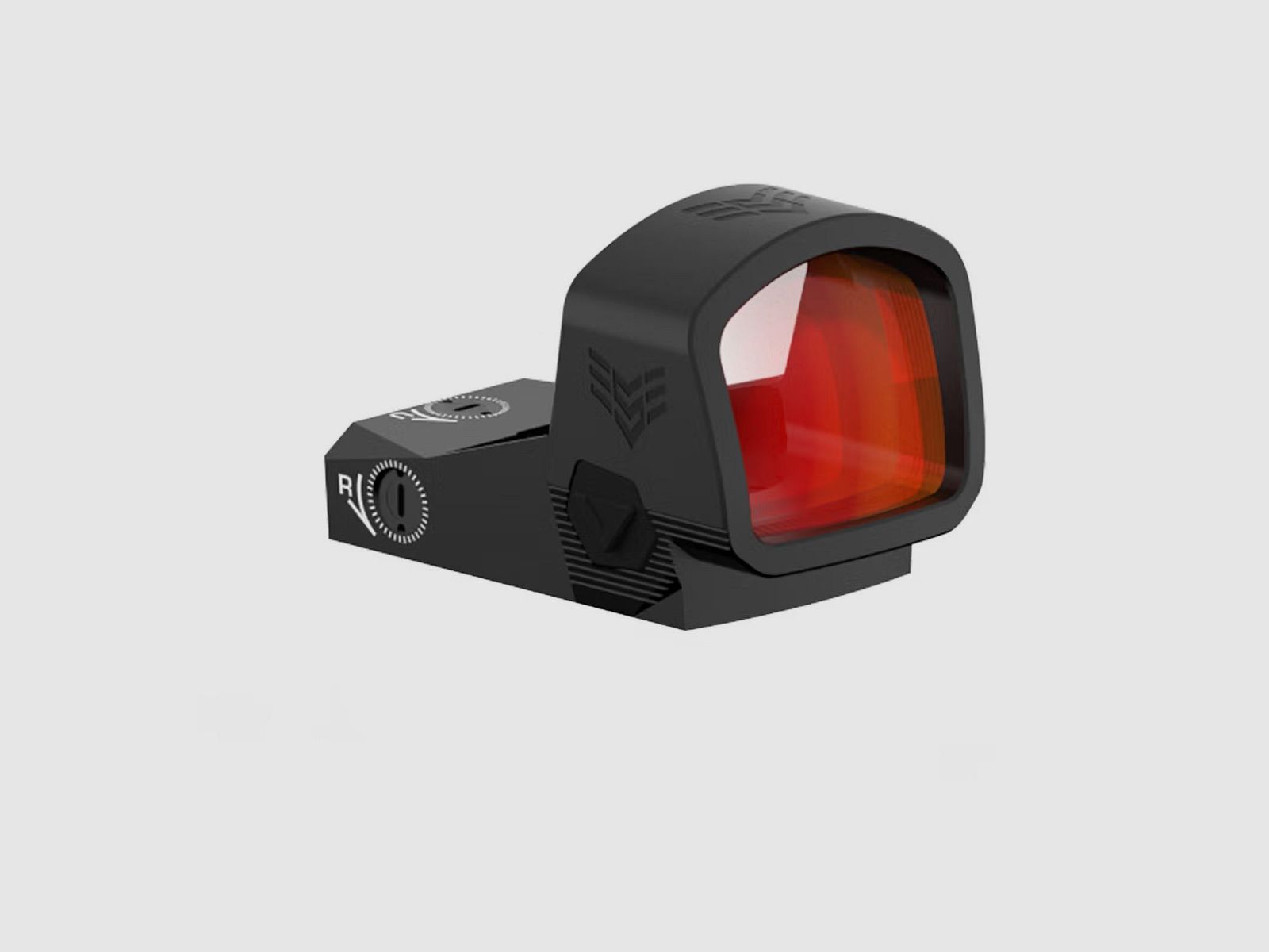 Swampfox Justice II 1x30 RMR Reflexvisier - 4-in-1 Multi-Reticle, rot