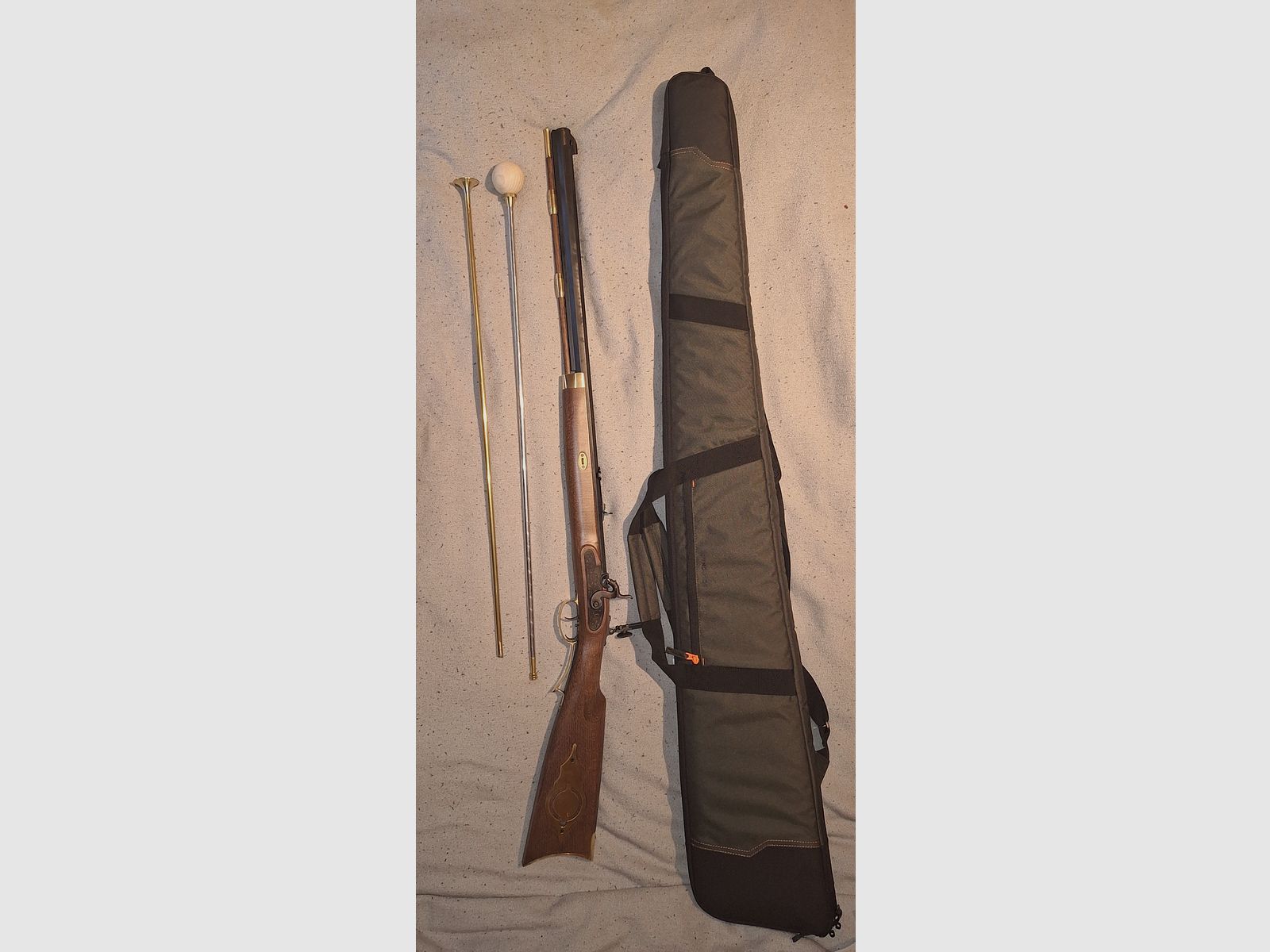 Front loader Hawken in LEFT HAND Complete equipment from A-Z ideal for beginners......AU CH TRADE FOR CROSSBOW OR FIELD TARGET RIFLE