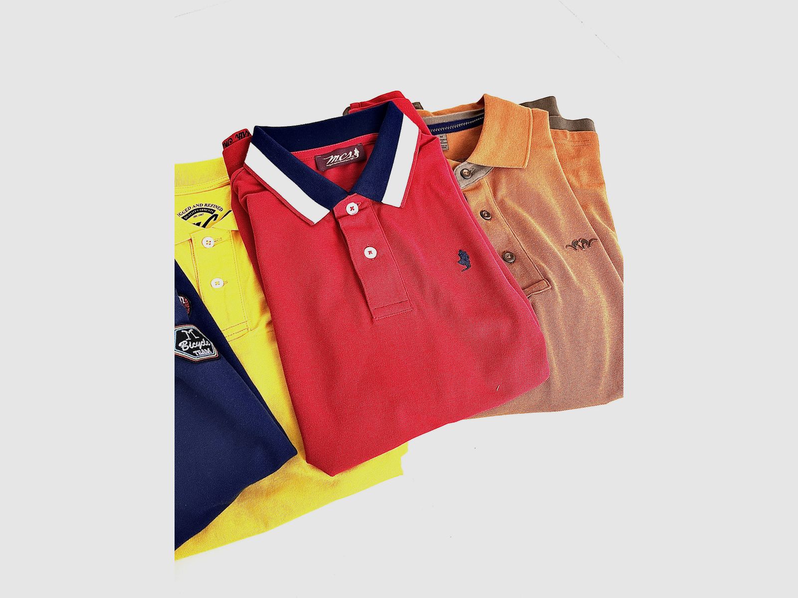 4 HIGH-QUALITY POLOS, image 1 of 4