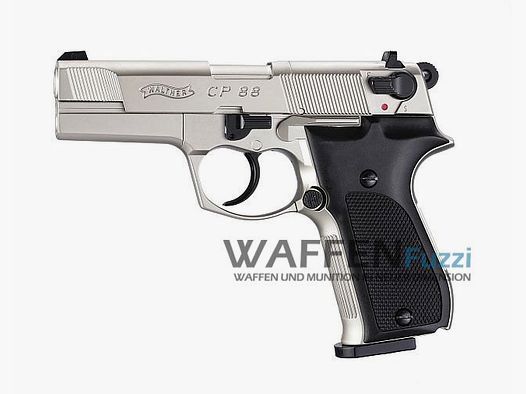 Walther CP88 CO2 Pistole 4,5 mm Diabolo, vernickelt
