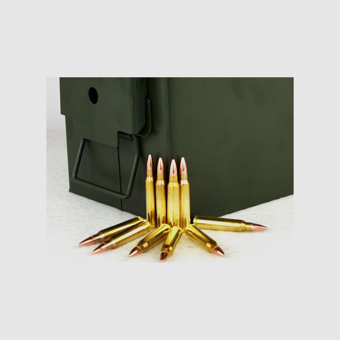 PPU ammunition box with .223 REM, FMJ 1 ammunition box (1,000 rounds at €0.539 each*)