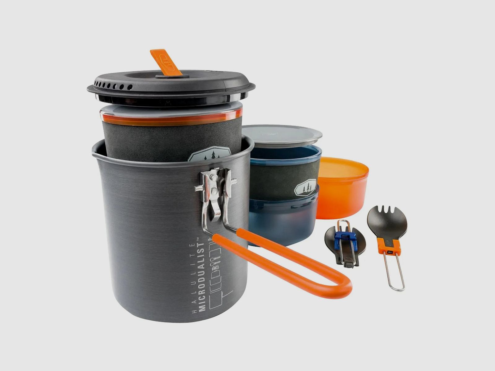 GSI Outdoors GSI Outdoors Kochset Halulite Microdualist II mehrfarbig