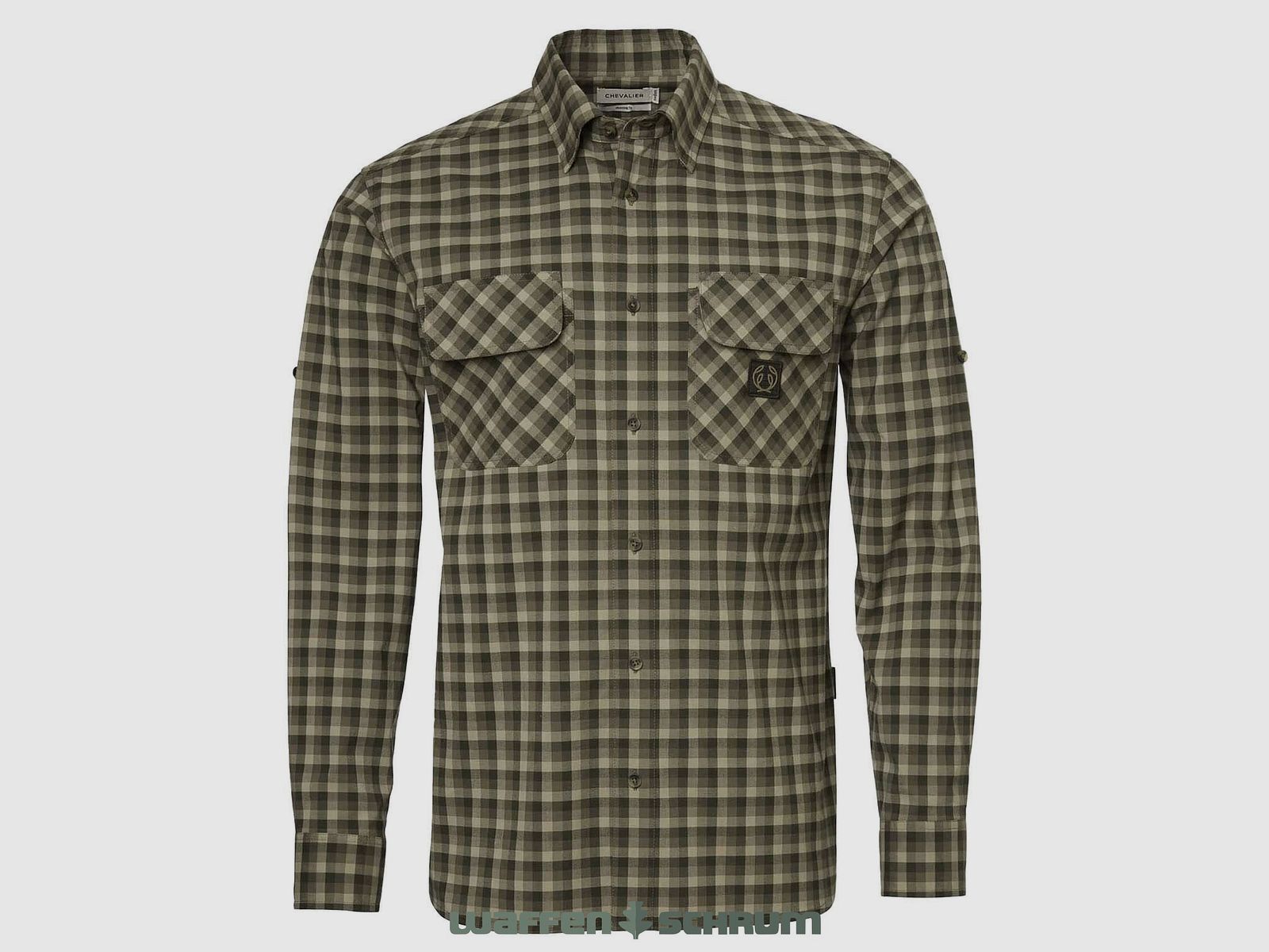 Chevalier Hemd Creek Shooting Fit Mink Brown Checked