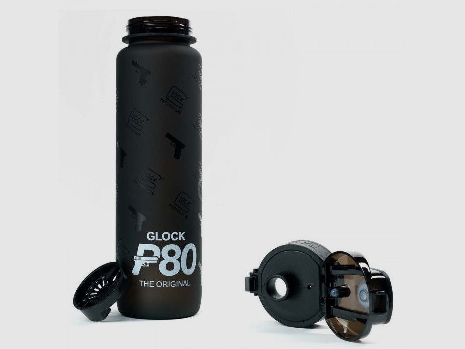 GLOCK Water Bottle P80 Perfection Black 1000ml