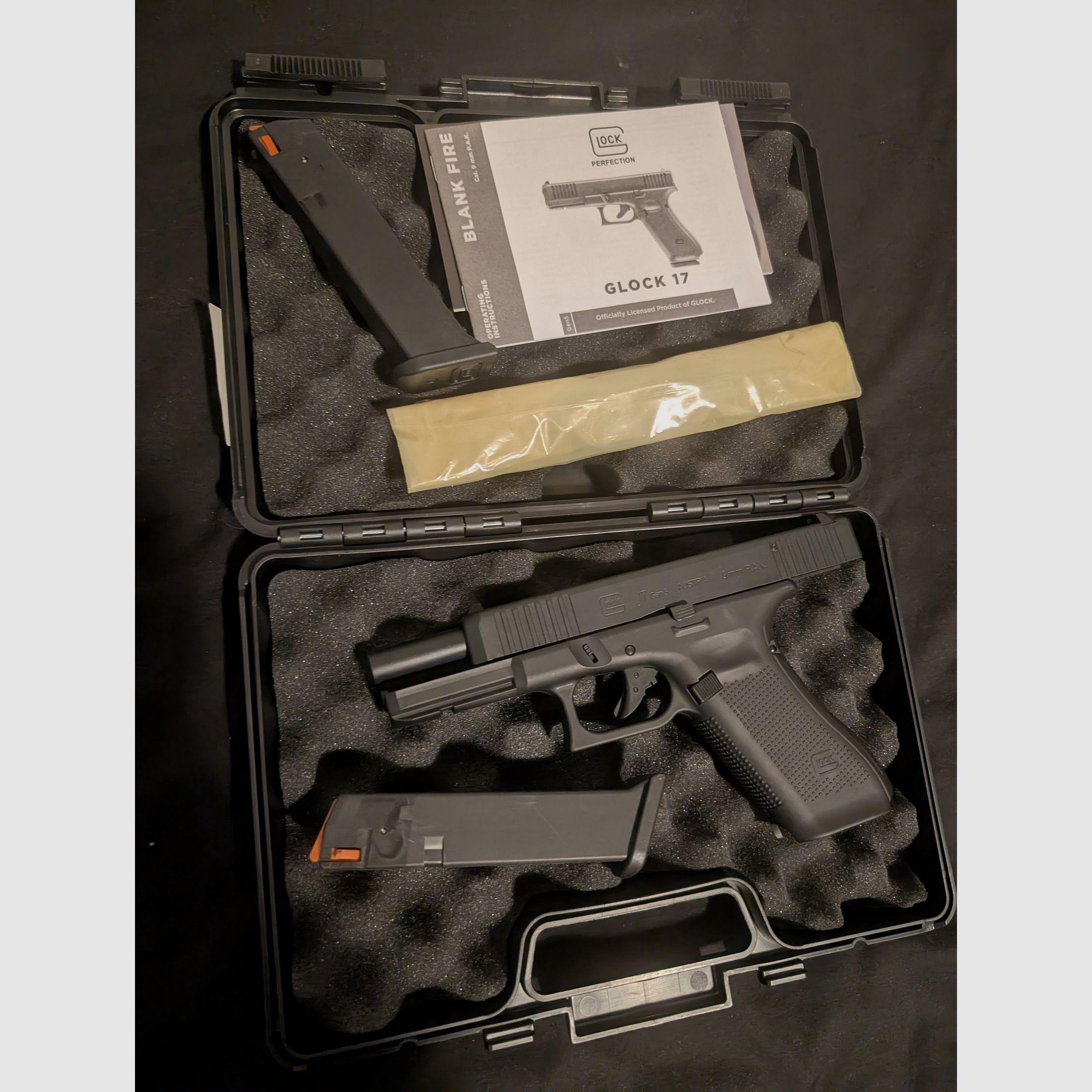 Glock 17 - Gen5 - P.A.K - 9mm + 2tes Magazin 