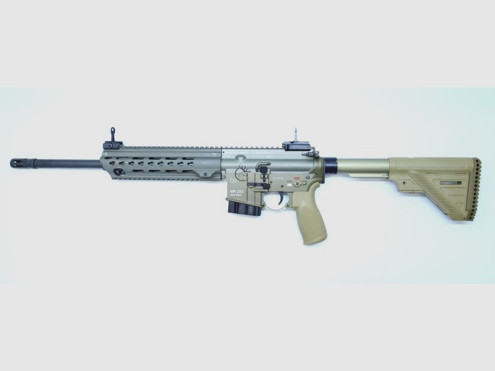 Heckler & Koch	 MR223 A3 Slim Line 16,5" Sandfarben Auf Lager