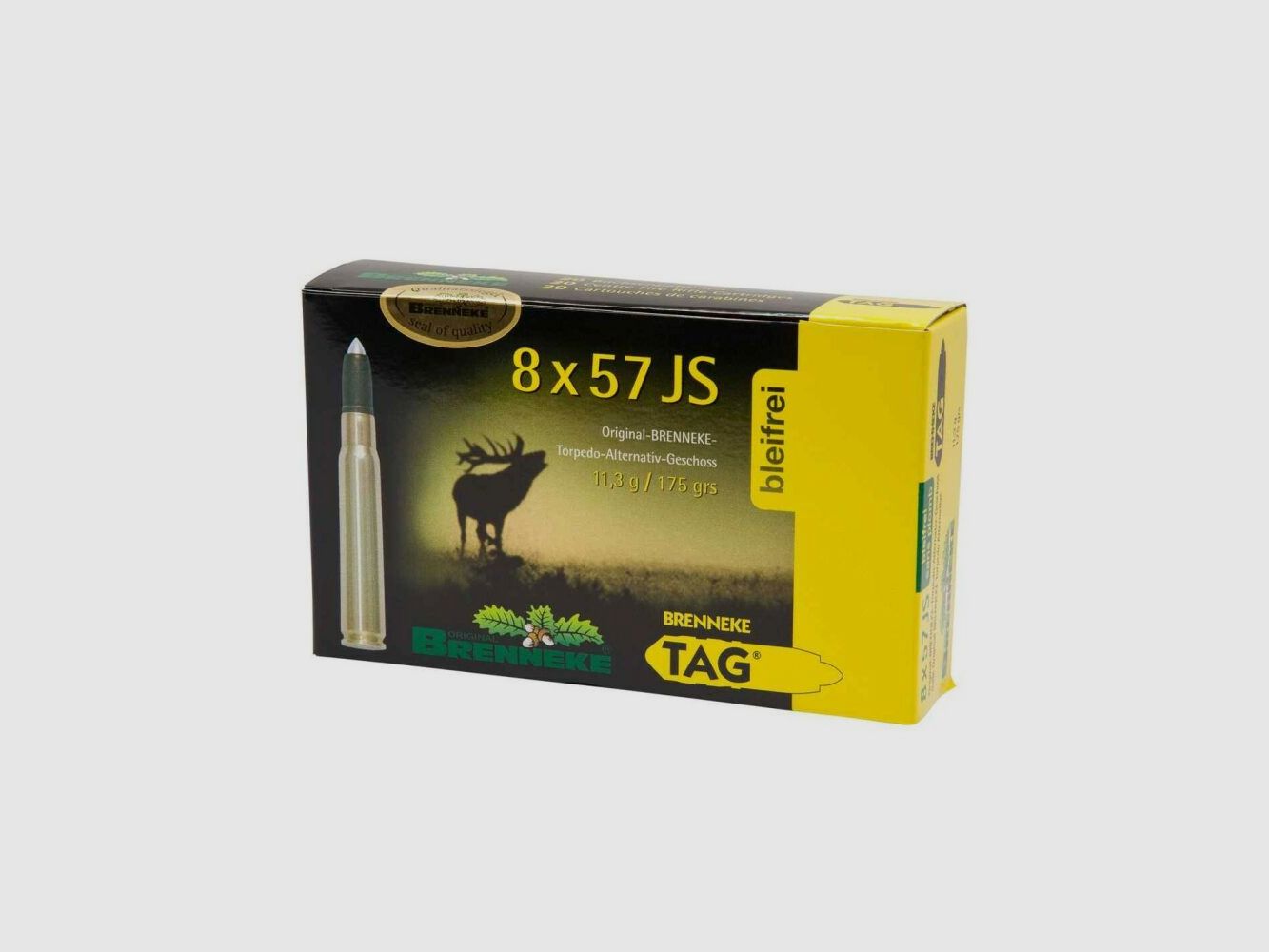Brenneke 8x57 IS TAG bleifrei 11,3g/175grs.