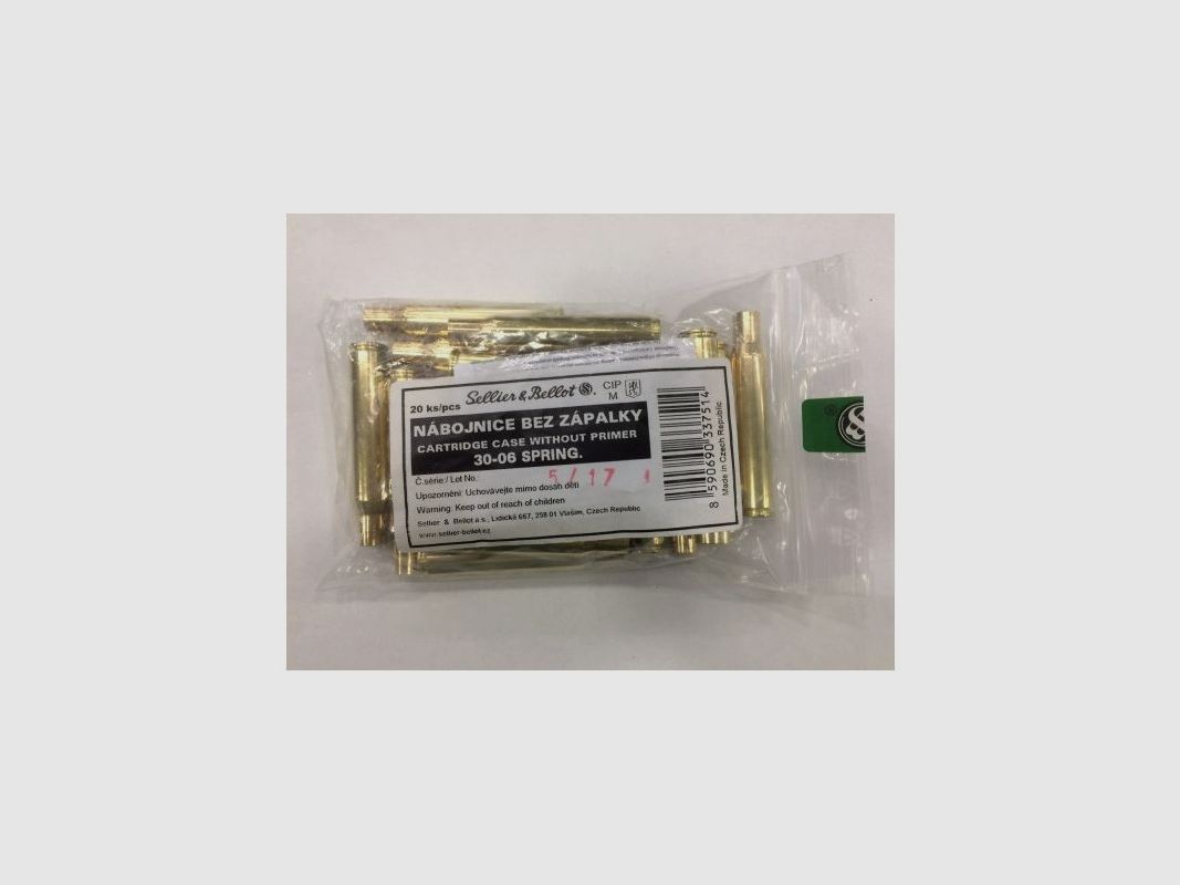 S&B BOSSOLI 30-06 QT 20 PZ, immagine 1 di 2