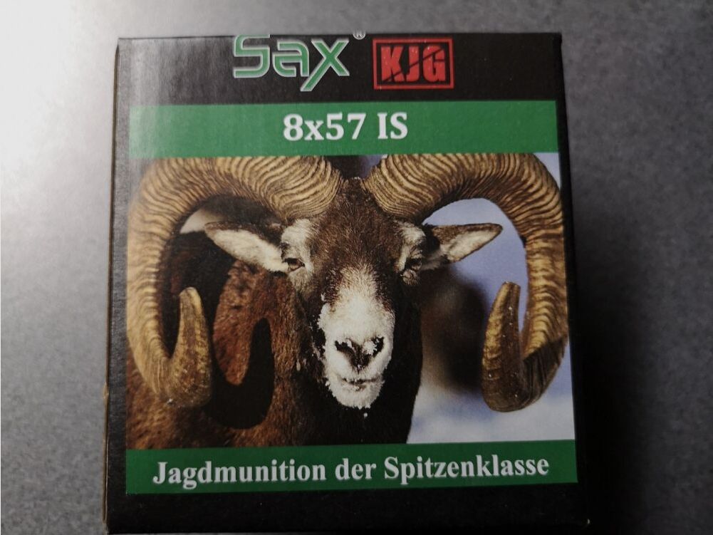 Sax Munition KJG-SR 8,20g A20 8x57 IS, Bild 1 von 2
