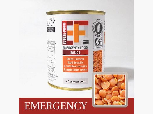 CONVAR EF BASIC Lenticchie Rosse (350 g)