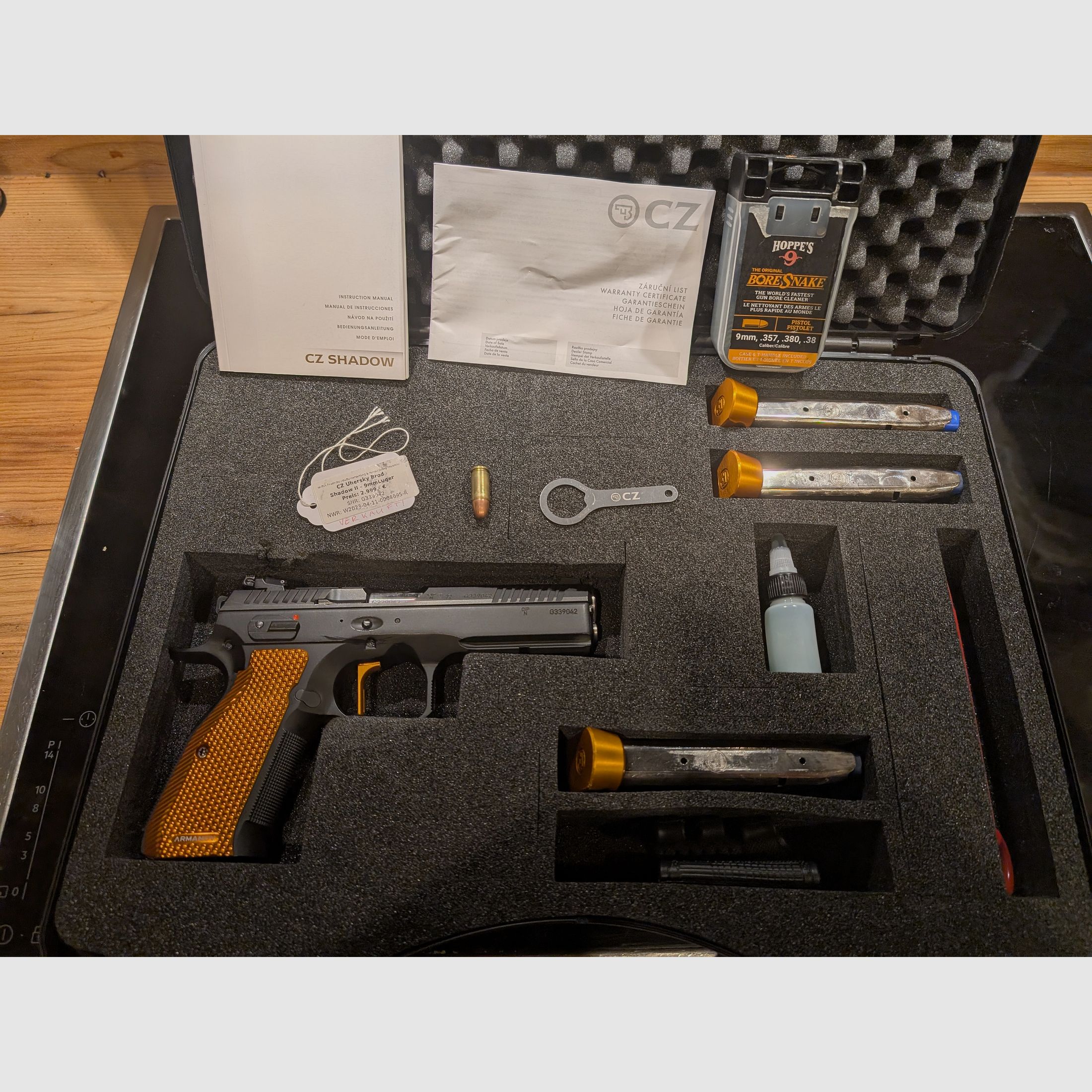 CZ Shadow 2 Orange with SA match trigger