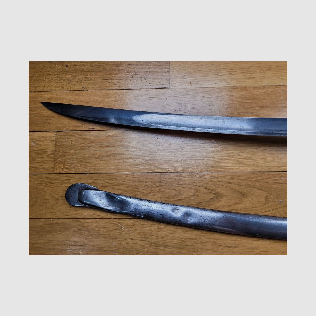 Säbel Offizier der leichten Kavallerie Mod. 1822 unmodifiziert 1882 Klingenthal 1831 – 9. Jäger zu Pferd Futteral der Vorschrift 1822 – TBE, Bild 15 von 27