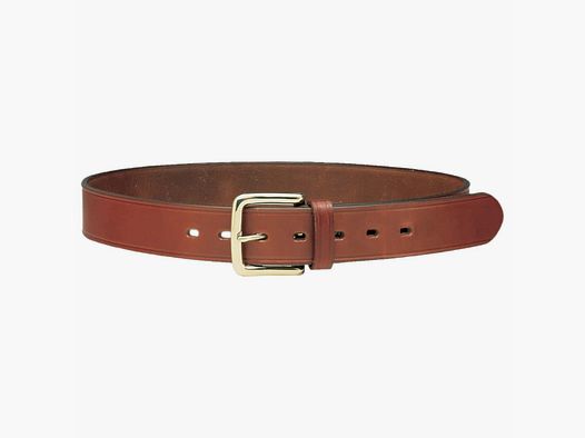 Vega Holster Leather Belt with Solid Brass Buckle – H 4 CM – Size XL