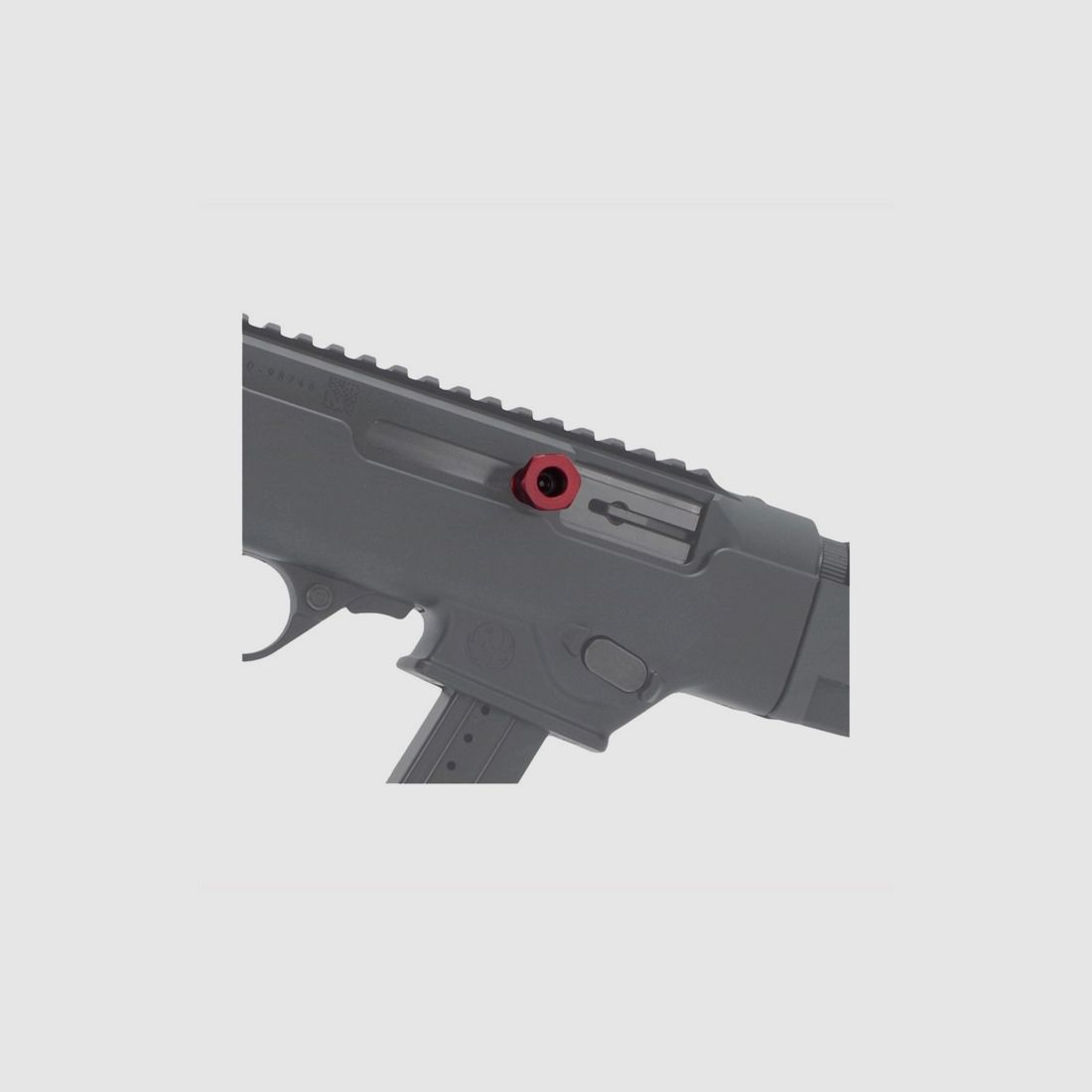 TANDEMKROSS HANDLES RUGER® CARBINE™ TANDEMKROSS CHALLENGER CHARGING HANDLE FOR RUGER PC CARBINE RED, image 2 of 2