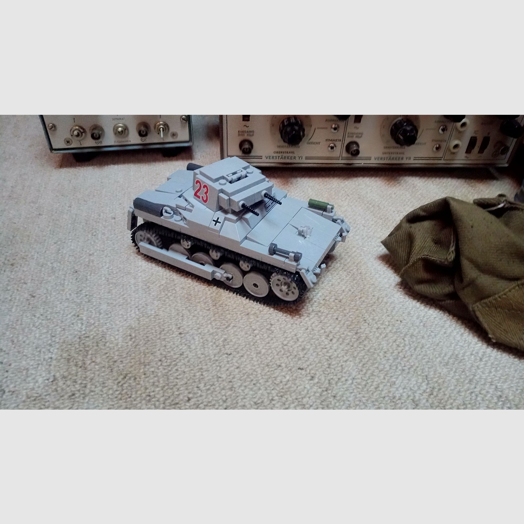 Cobi Duitse WK2 Panzer I / PzKpfw (1) Ausf. A (met dubbele MG-13) Klemmbausteinen Lego compatibel Product-Nr. 2474