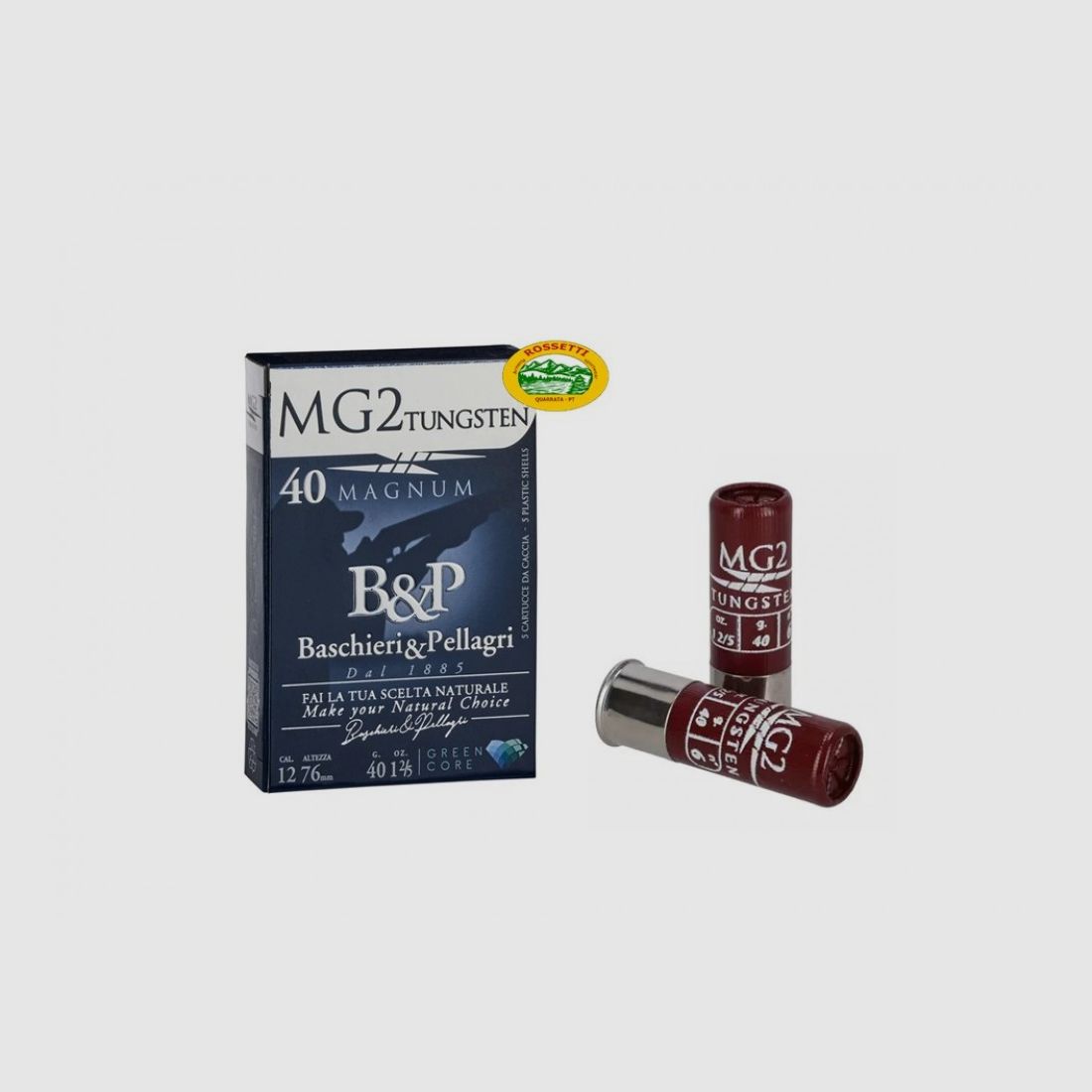 BASCHIERI & P. Tungsten Magnum Kal.12 gr.40 p.5 bleifrei Packung 5