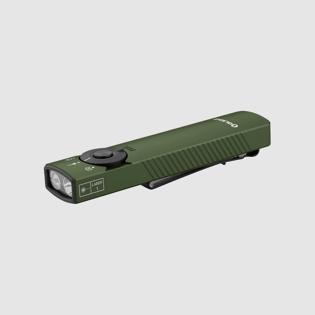 Ultraviolette LED-Taschenlampe mit grünem Zeiger Olight Arkfeld Pro UV 1.300 Lumen, Bild 7 von 8