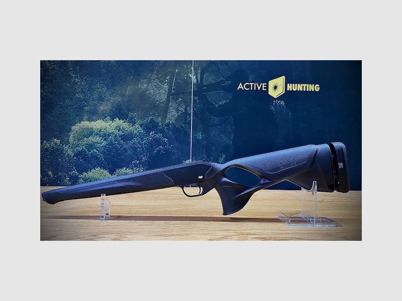 Blaser R8 Ultimate Schäftung / Schwarz-Braun / 17mm Kontur / verstellbare Schaftkappe