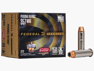 Federal Munizioni per Revolver Premium .357 Mag. 10,20g Hydra-Shok Jacketed Hollow Point