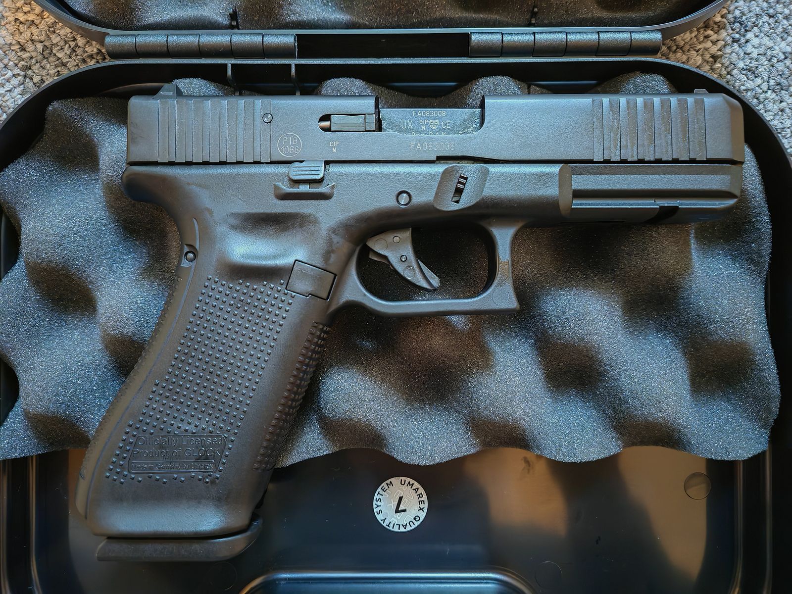 GLOCK 17 Gen 5 SV | 9mm P.A.K. blank firing | PtB: 1068 | NEW & OVP