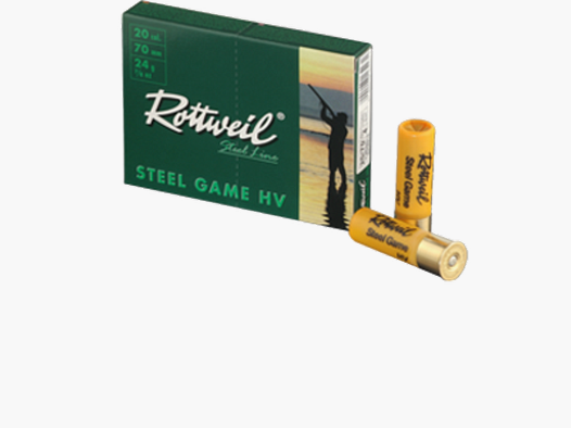 Rottweil Schrotmunition 20/70 Steel Game HV 24 g. Nr. 2 / 3.75mm