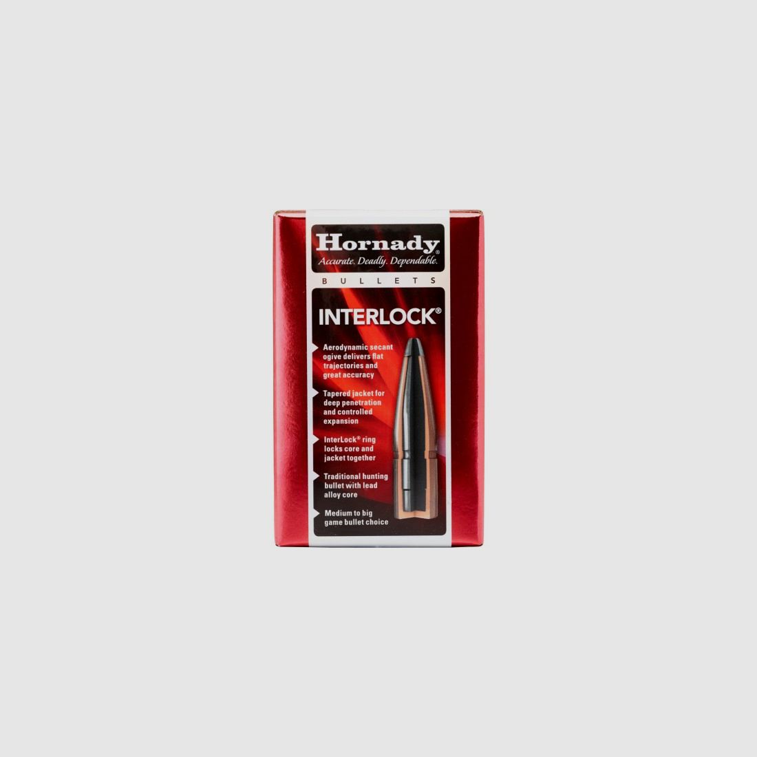 HORNADY 3235 INTERLOCK ROUNDNOSE Kogels