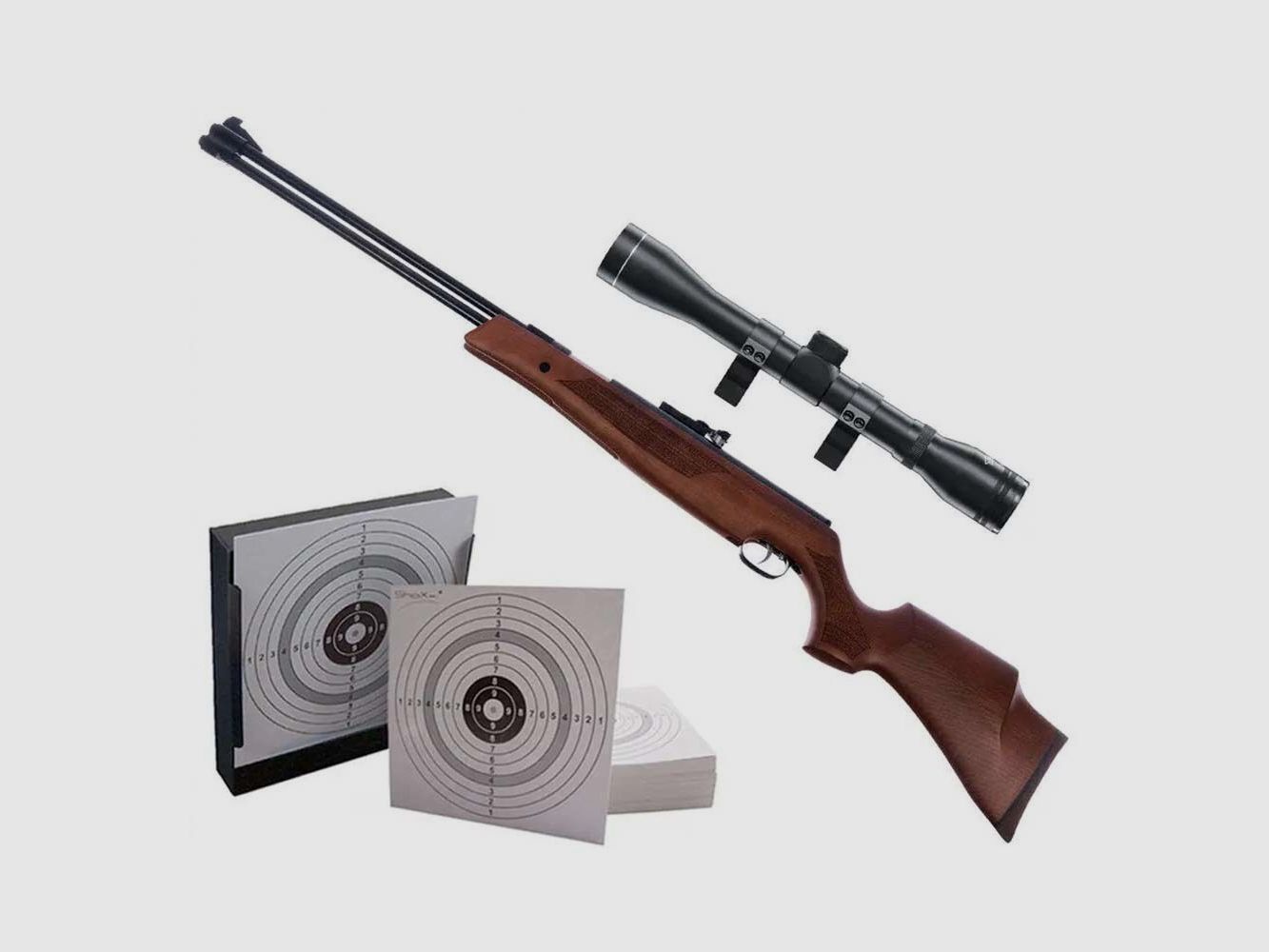 Weihrauch HW77 Luftgewehr Kal. 4,5 mm Diabolo - Set