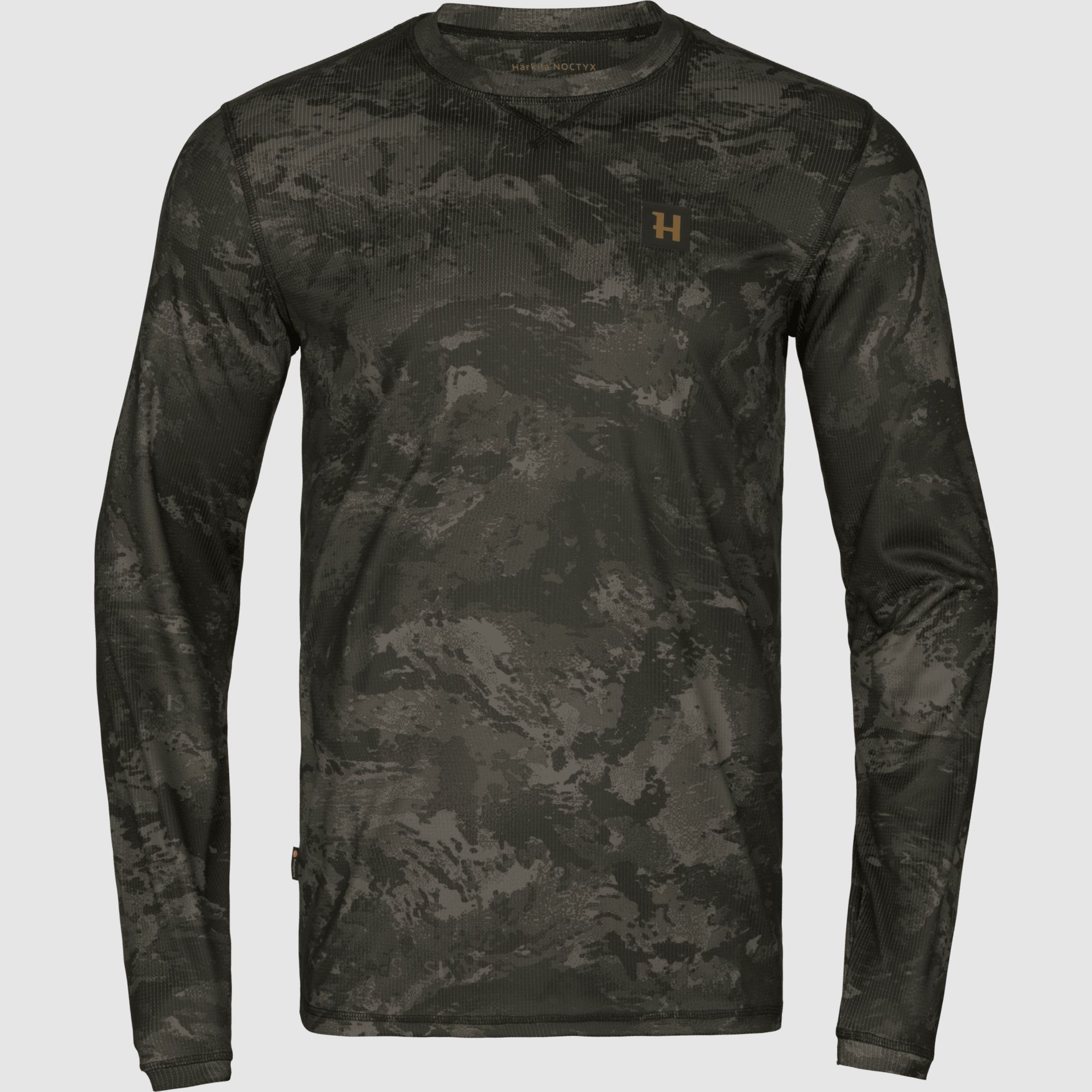 Härkila NOCTYX Camo L/S T-shirt Homme AXIS MSP*Noir L
